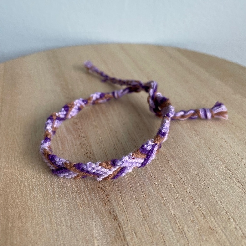 Lavender‎ Woven Bracelet